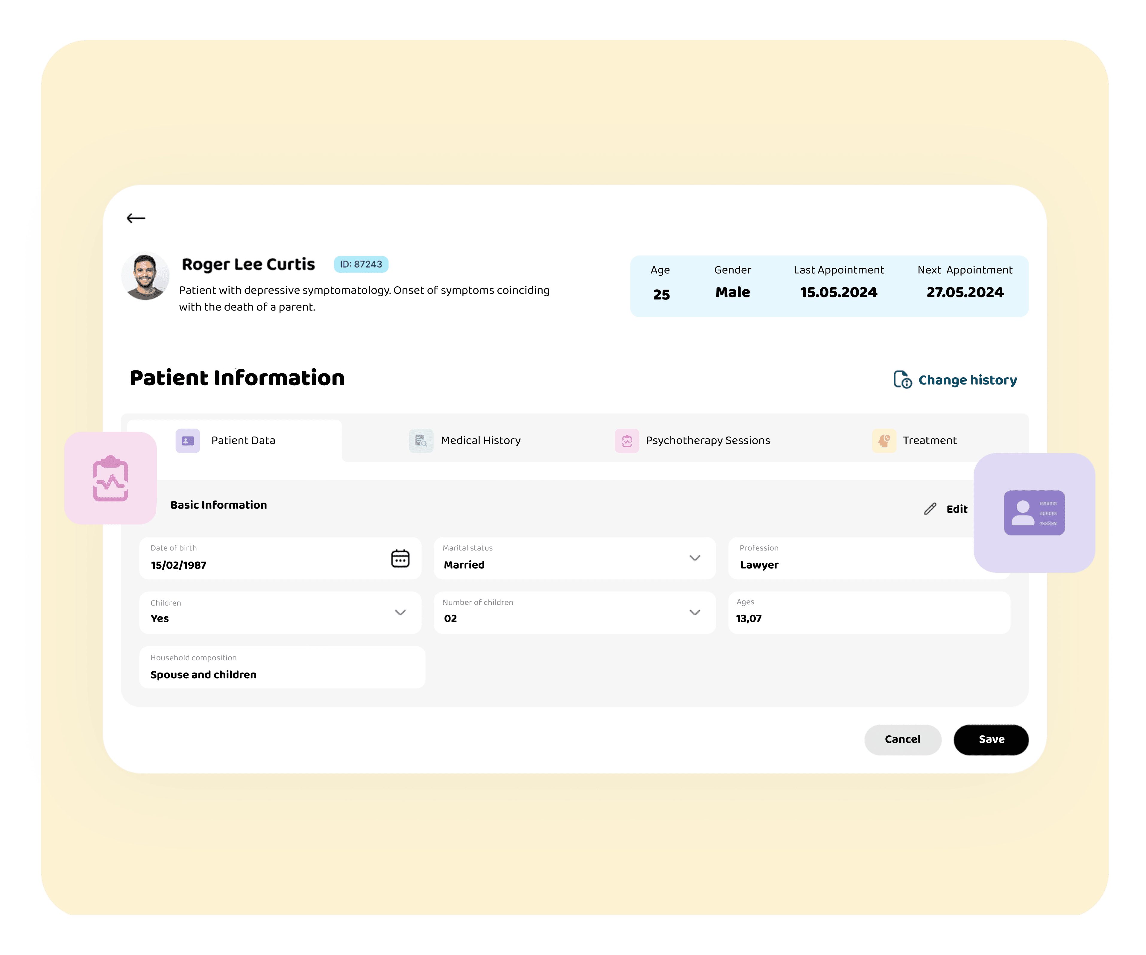 Comprehensive Patient Data Management